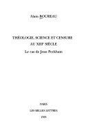 Copertina  Théologie, science et censure au XIII° siècle. Le cas de Jean Peckham