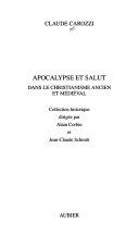 Copertina  Apocalypse et salut dans le christianisme ancien et médiéval