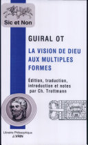 Copertina  La vision de Dieu aux multiples formes : Quodlibet tenu à Paris en Décembre 1333