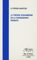 Copertina  La théorie ockhamienne de la conaissance évidente