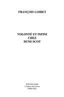 Copertina  Volonté et infini chez Duns Scot