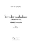 Copertina  Terre des troubadours XII-XIII siècles : Anthologie commentée