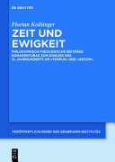 Copertina  Zeit und Ewigkeit : Philosophisch-theologische Beiträge Bonaventuras zum Diskurs des 13.Jahrhunderts um tempus und aevum