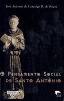 Copertina  Pensamento social de Santo Antônio