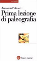 Copertina  Prima lezione di paleografia