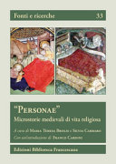 Copertina  \\Personae\\ : Microstorie medievali di vita religiosa