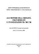Copertina  Typologie des missions franciscaines