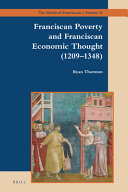 Copertina  Franciscan poverty and franciscan economic thought (1209-1348)