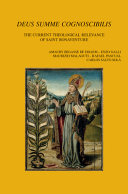 Copertina  Deus summe cognoscibilis : the current theological relevance of Saint Bonaventure : International Congress, Rome, November 15-17, 2017